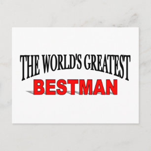 The World's Greatest Bestman Postcard