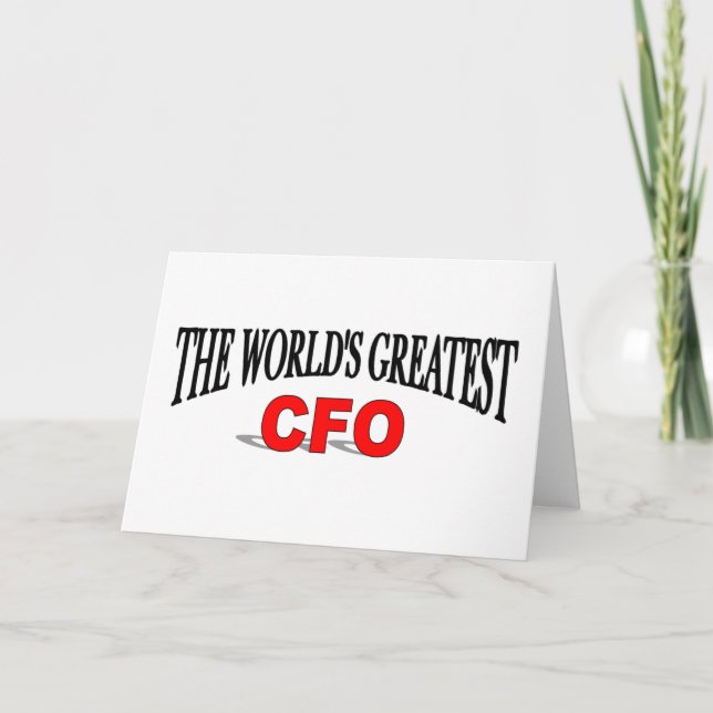 The World's Greatest CFO Card (Front)