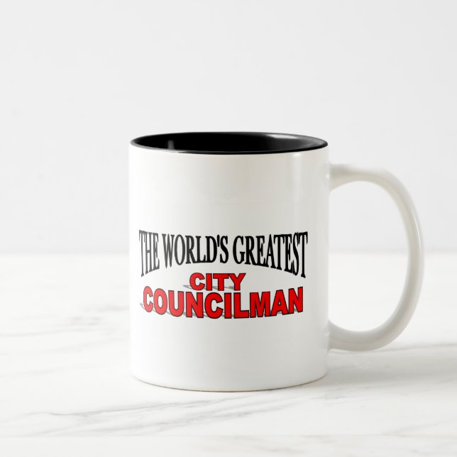 The World's Greatest City Councilman Two-Tone Coffee Mug (Right)