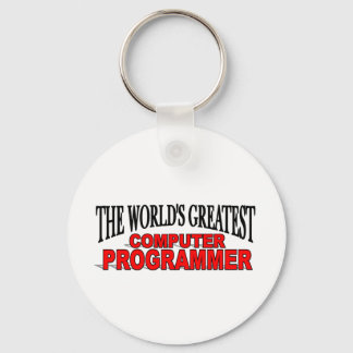 The World's Greatest Computer Programmer Key Ring