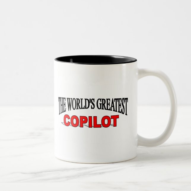 The World's Greatest Copilot Two-Tone Coffee Mug (Right)