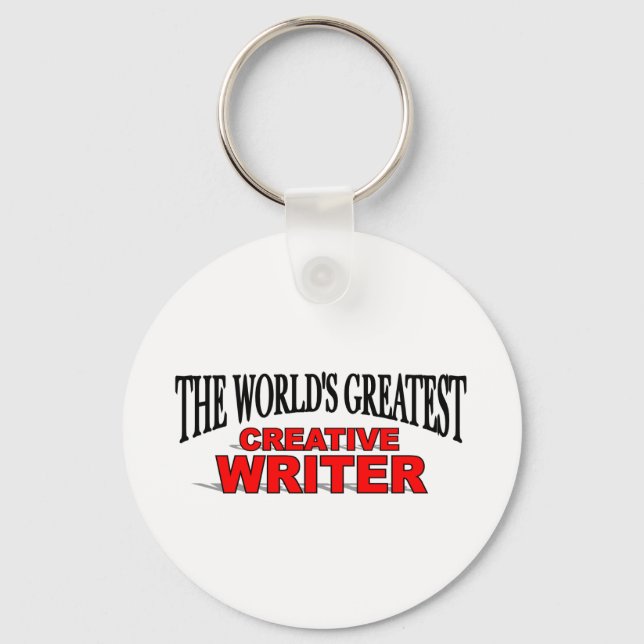 The World's Greatest Creative Writer Key Ring (Front)