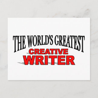The World's Greatest Creative Writer Postcard