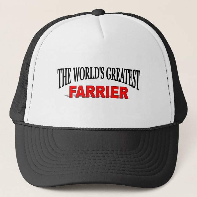 The World's Greatest Farrier Trucker Hat (Front)