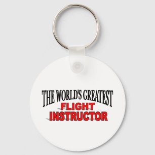 The World's Greatest Flight Instructor Key Ring