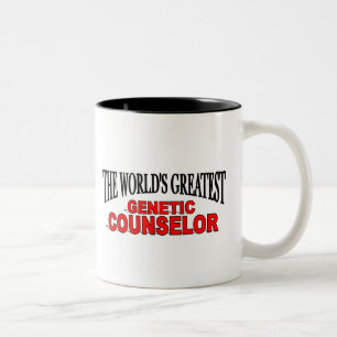 The World's Greatest Genetic Counsellor Two-Tone Coffee Mug