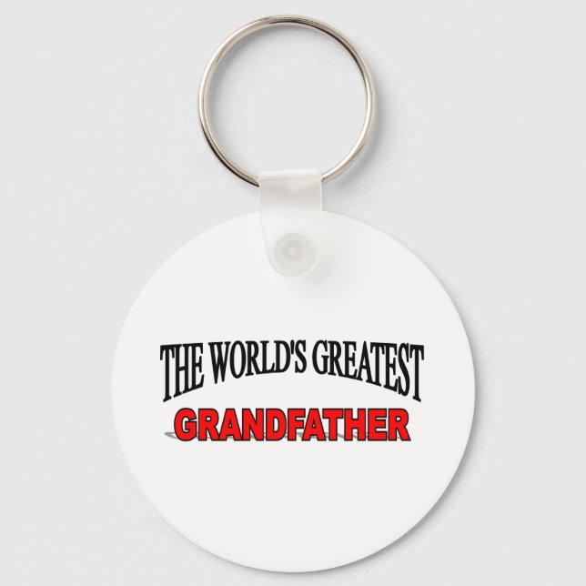 The World's Greatest Grandfather Key Ring (Front)