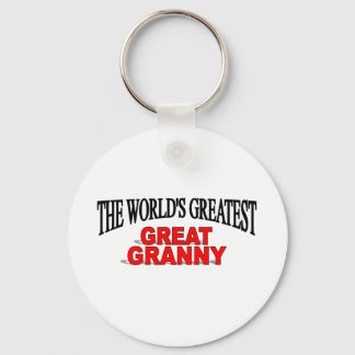 The World's Greatest Great Granny Key Ring
