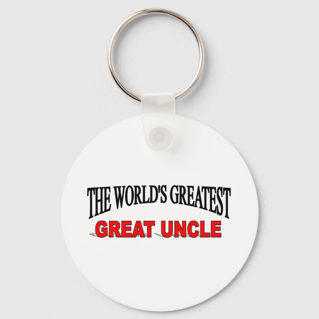 The World's Greatest Great Uncle Key Ring (Front)