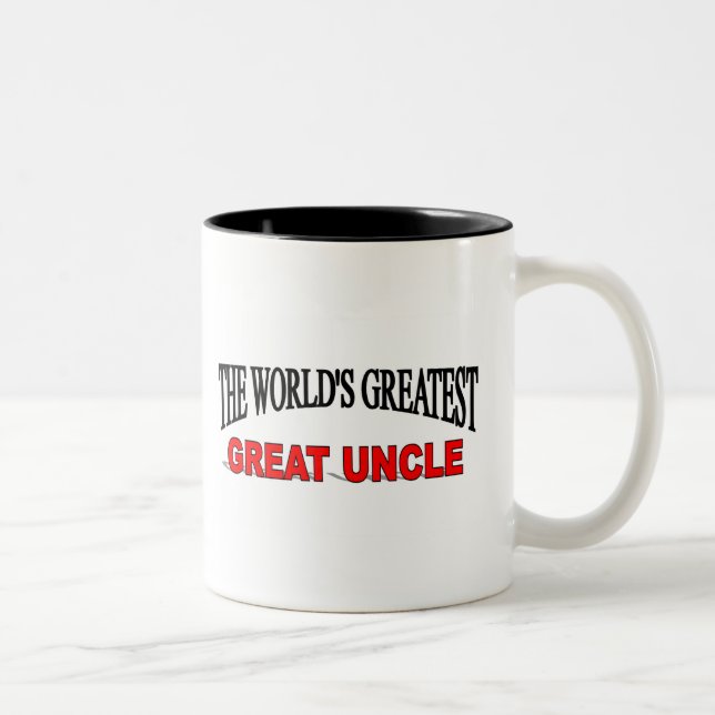 The World's Greatest Great Uncle Two-Tone Coffee Mug (Right)