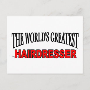 The World's Greatest Hairdresser Postcard