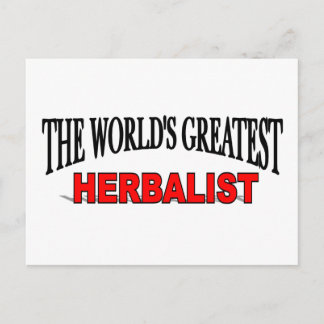 The World's Greatest Herbalist Postcard