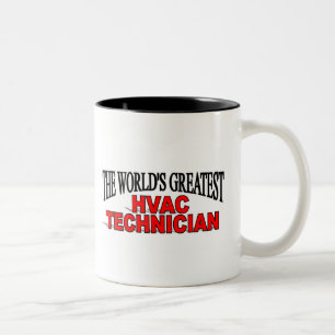 The World's Greatest HVAC Technician Two-Tone Coffee Mug