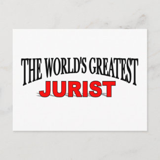 The World's Greatest Jurist Postcard