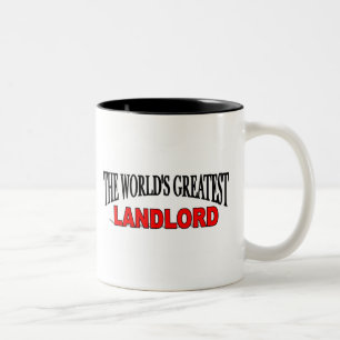 The World's Greatest Landlord Two-Tone Coffee Mug