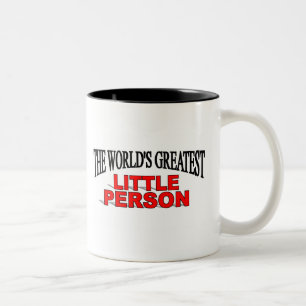 The World's Greatest Little Person Two-Tone Coffee Mug