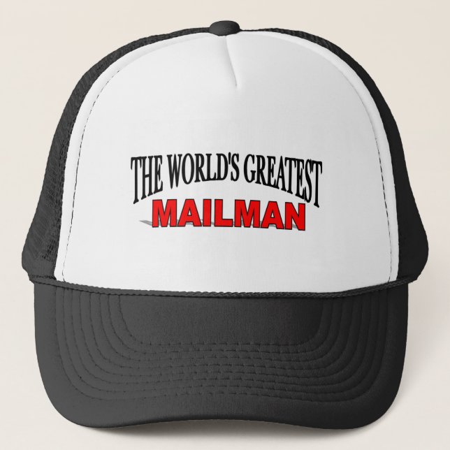 The World's Greatest Mailman Trucker Hat (Front)