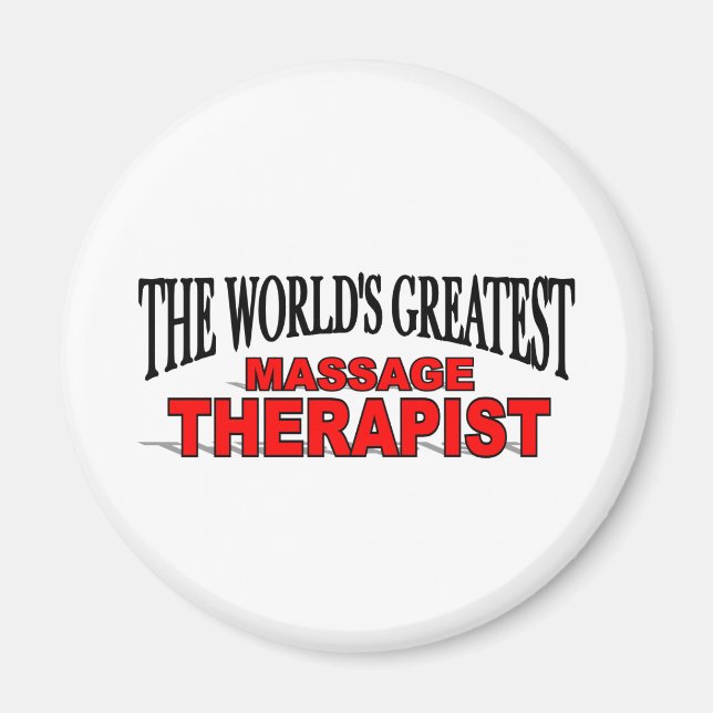 The World's Greatest Massage Therapist Magnet (Front)