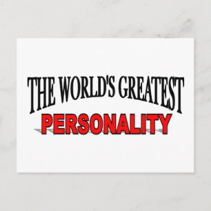 The World's Greatest Personality Postcard