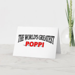 The World's Greatest Poppi Card