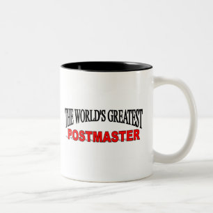 The World's Greatest Postmaster Two-Tone Coffee Mug