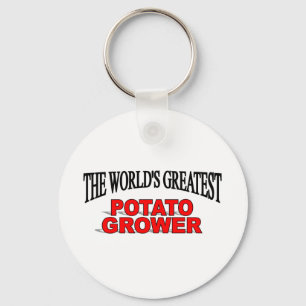 The World's Greatest Potato Grower Key Ring