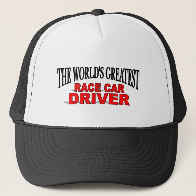The World's Greatest Race Car Driver Trucker Hat (Front)