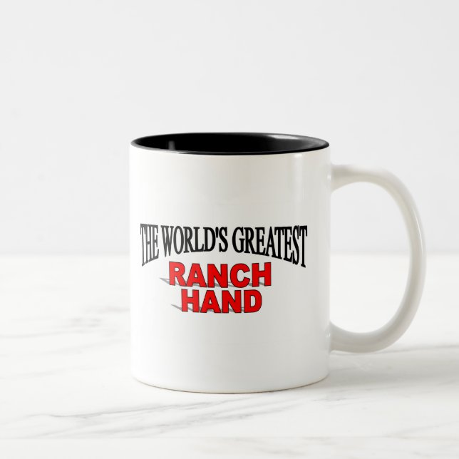 The World's Greatest Ranch Hand Two-Tone Coffee Mug (Right)