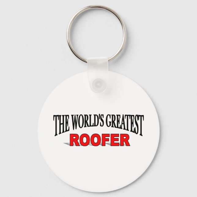The World's Greatest Roofer Key Ring (Front)