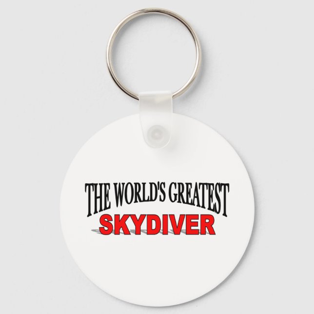 The World's Greatest Skydiver Key Ring (Front)