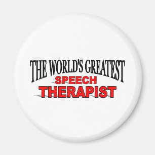 The World's Greatest Speech Therapist Magnet