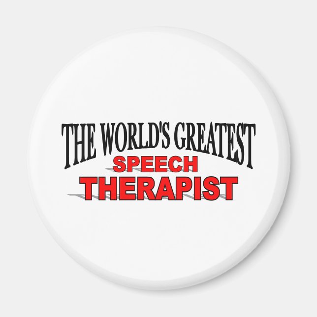 The World's Greatest Speech Therapist Magnet (Front)