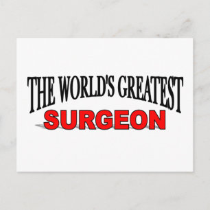 The World's Greatest Surgeon Postcard