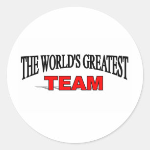 The World's Greatest Team Classic Round Sticker