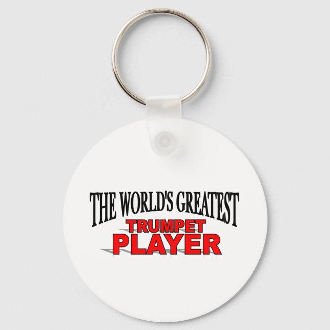 The World's Greatest Trumpet Player Key Ring (Front)