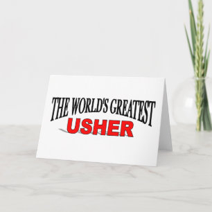 The World's Greatest Usher Card