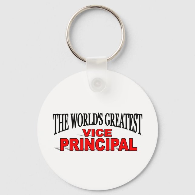 The World's Greatest Vise Principal Key Ring (Front)