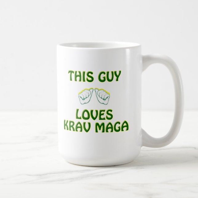 The World's Krav Maga This Guy Loves Mugs (Right)