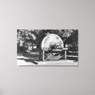 The Worlds Largest Grindstone Buffalo Ranch Canvas Print