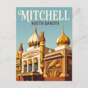 The World's Only Corn Palace South Dakota Postcard