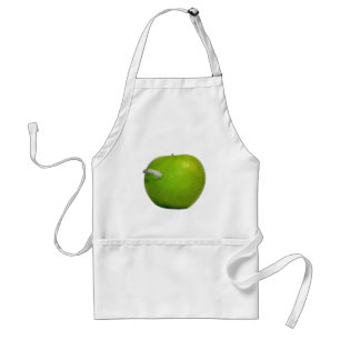 The worm in the apple standard apron