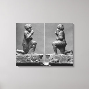 The worshipper from Larsa, also known as King Canvas Print