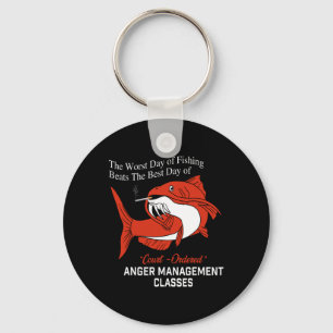 The Worst Day Of Fishing Beats The Best Day Of Cou Key Ring