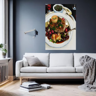 The worst dish ever AI Art Poster