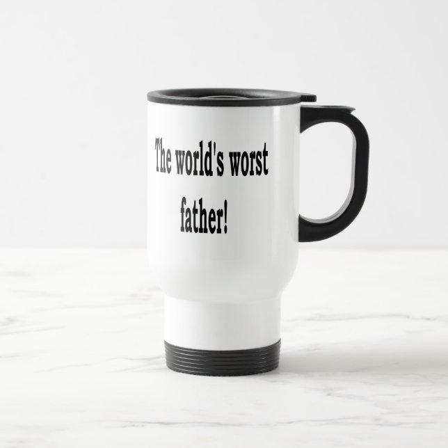 The Worst Father Travel Mug (Right)