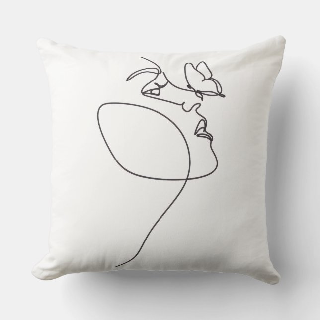 The Worth of a Woman – Decorative Pillow (Front)