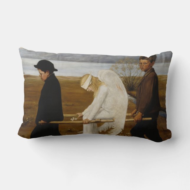 The Wounded Angel Lumbar Cushion (Back)