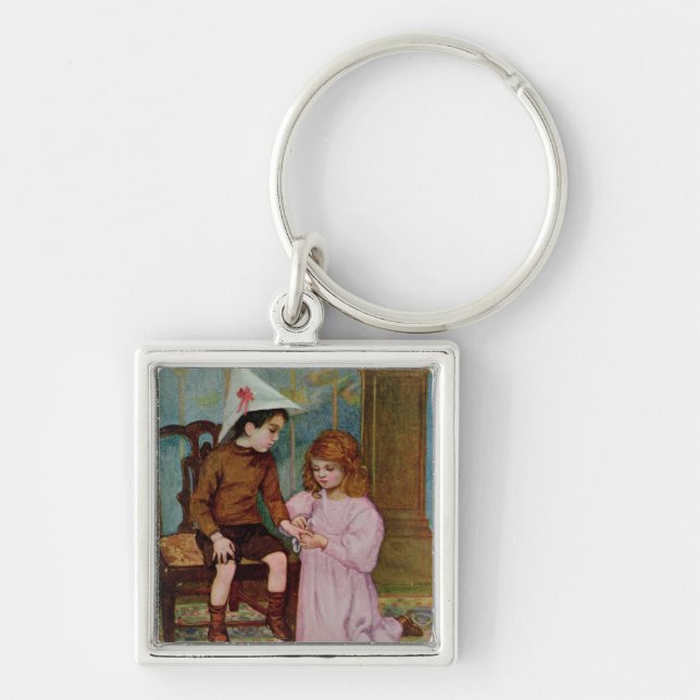 The Wounded Knight Key Ring (Front)