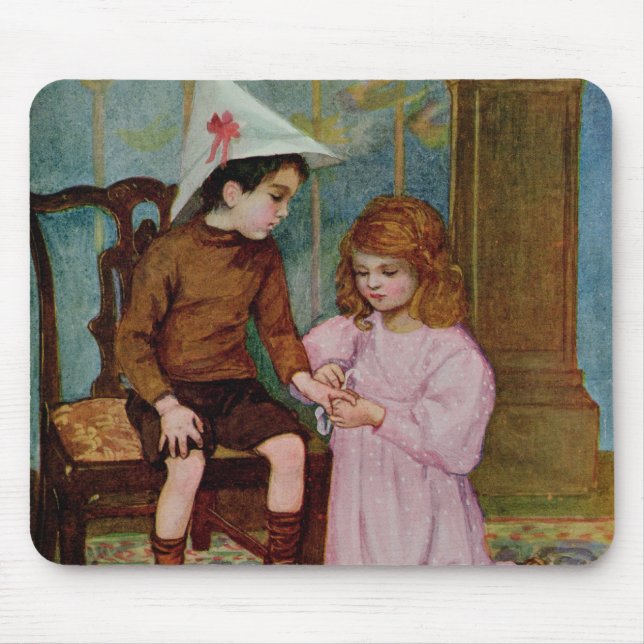The Wounded Knight Mouse Pad (Front)