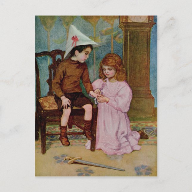 The Wounded Knight Postcard (Front)